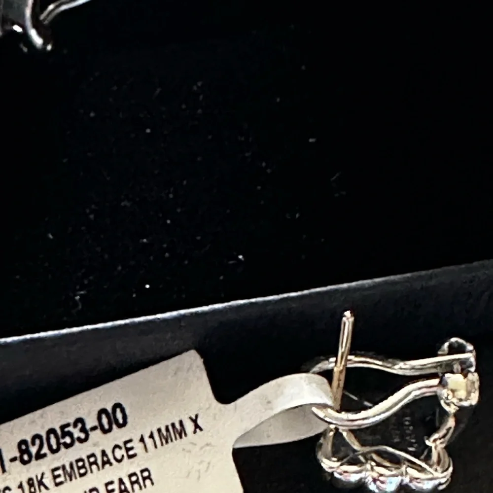 LAGOS Embrace Two-Tone X Omega Clip 11MM Earrings